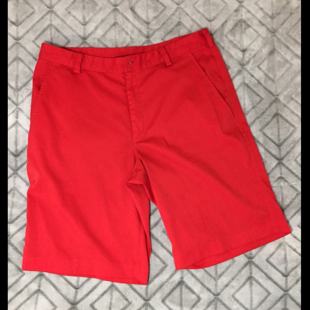 Nike Golf Red Dri-Fit Shorts